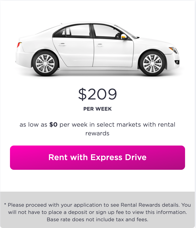 How Much Does Lyft Express Drive Cost