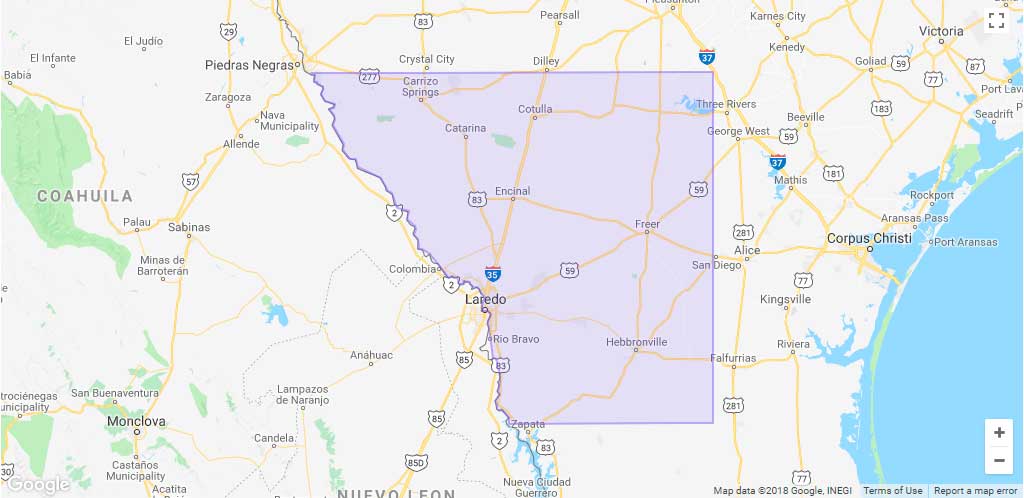 Lyft Laredo Coverage map
