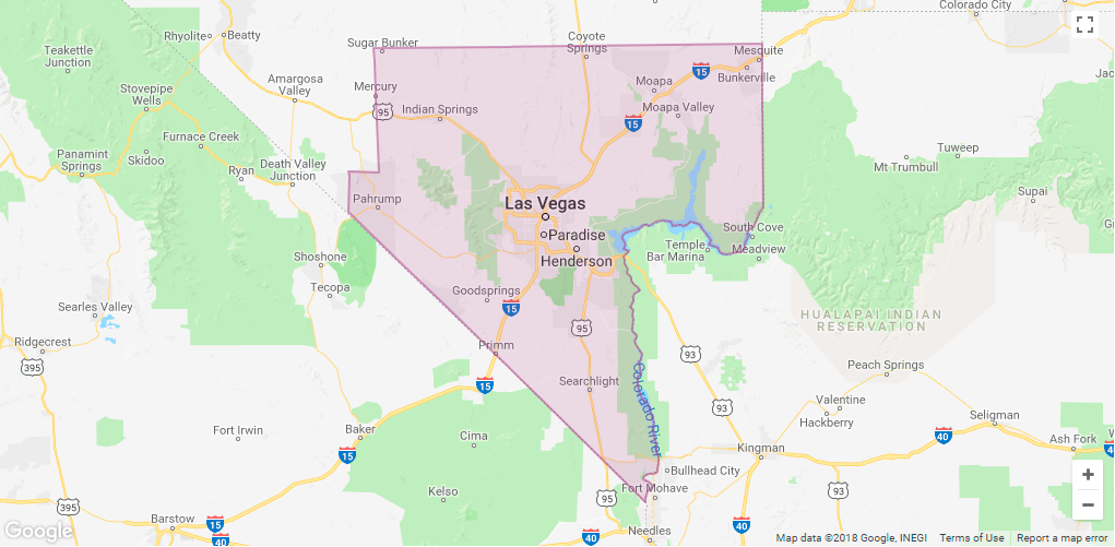 Lyft Las Vegas Coverage map