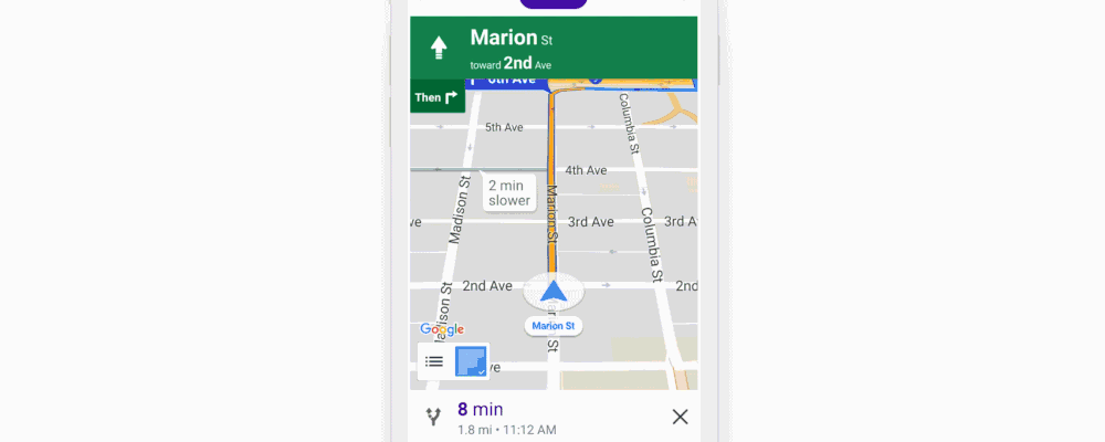 Lyft in app navigation